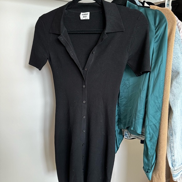 Aritzia Sunday best knit polo mini dress - Picture 6 of 8